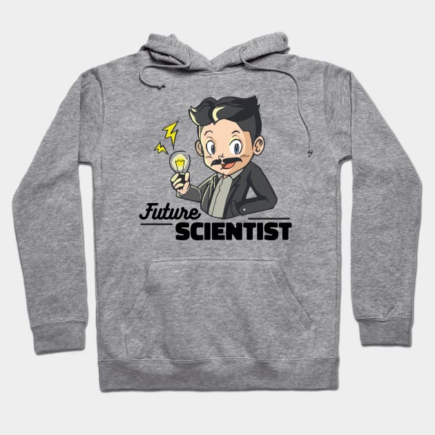 Future Scientist - Back To School Tesla Hoodie by Krishnansh W.